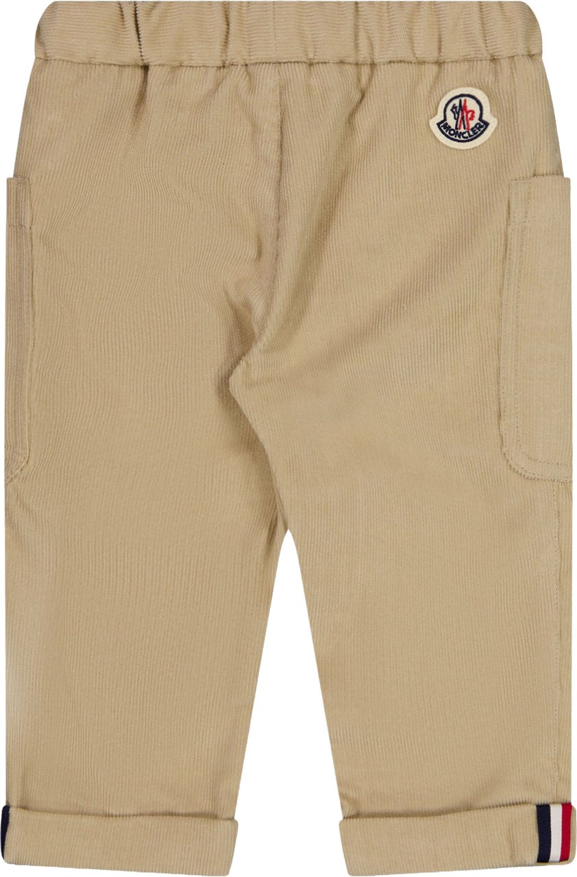 Moncler Baby Jongens Broek In Beige Beige