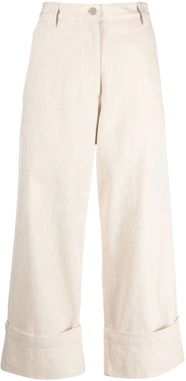 Moncler 2 1952 Wide Leg Trousers Wit