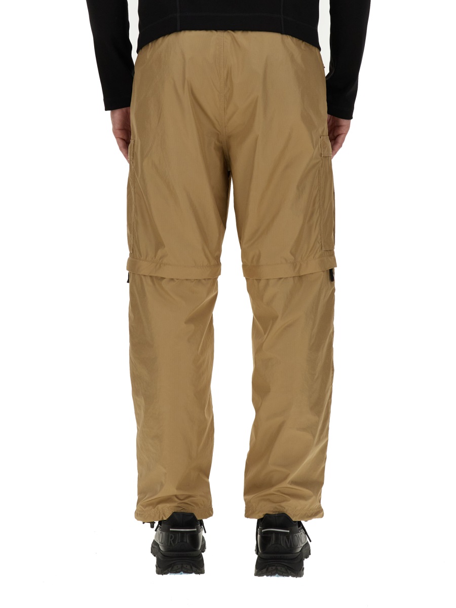 Moncler Convertible Brown Cargo Pants With Versatile Pocket Design Bruin