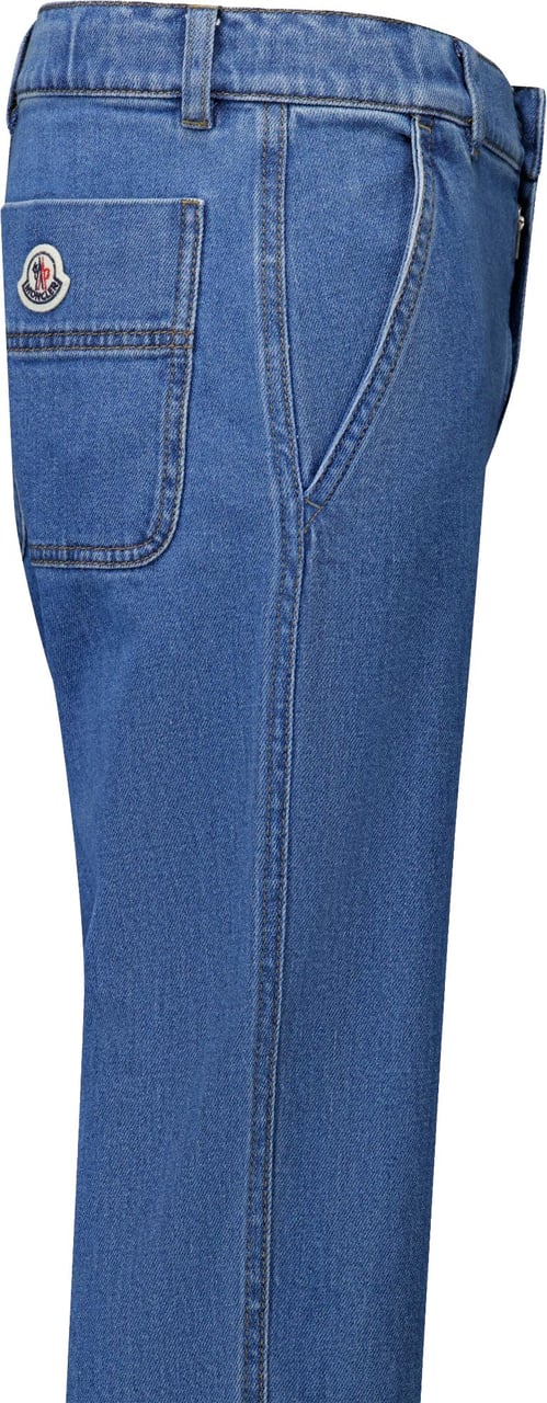 Moncler Kinder Jongens Jeans In Blauw Blauw