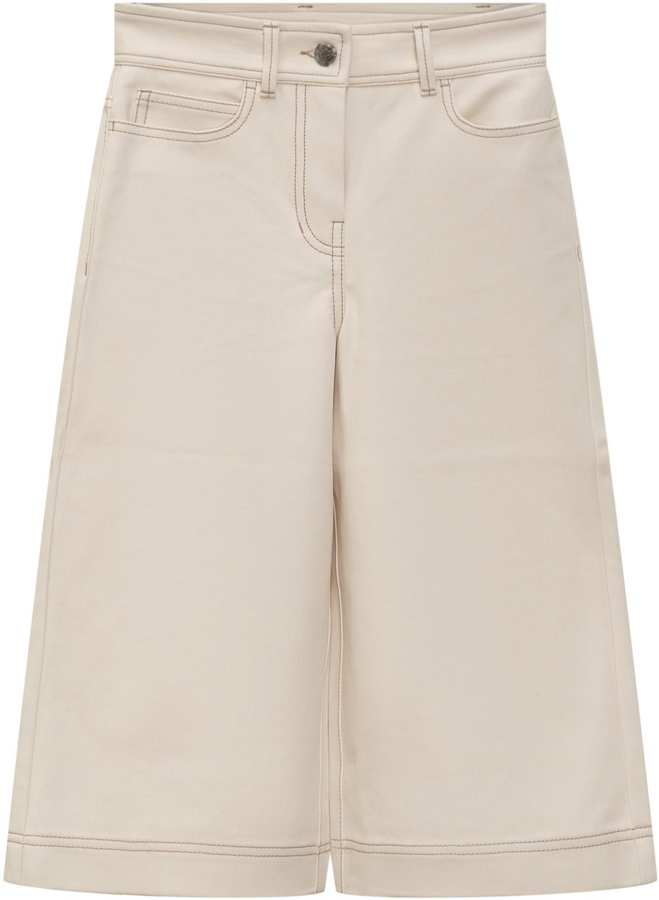 Moncler Bermuda con Logo Wit