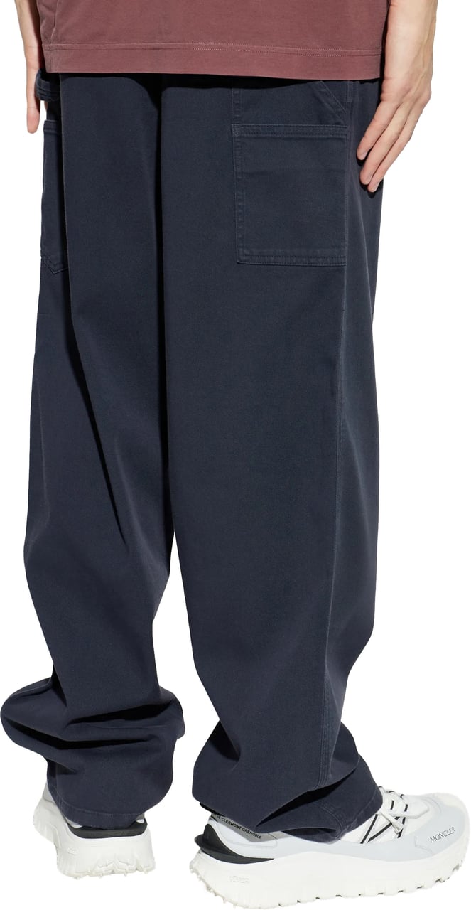 Moncler Dark Navy Cargo Track Pants Zwart