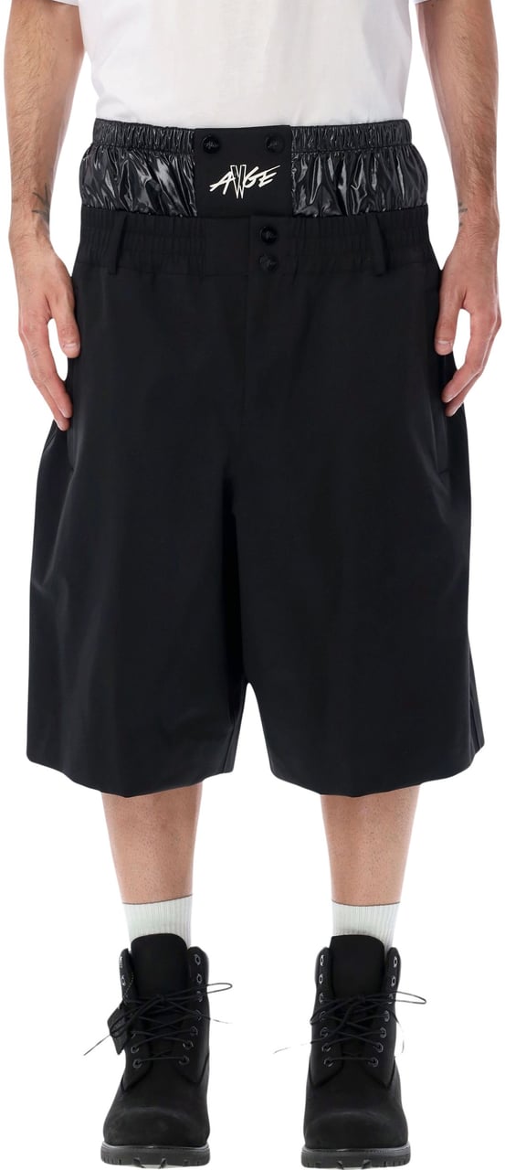 Moncler Bermuda Nero Zwart