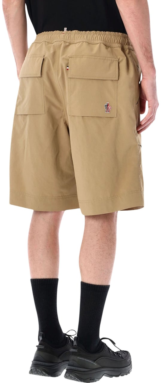 Moncler Moncler Grenoble technical shorts Beige