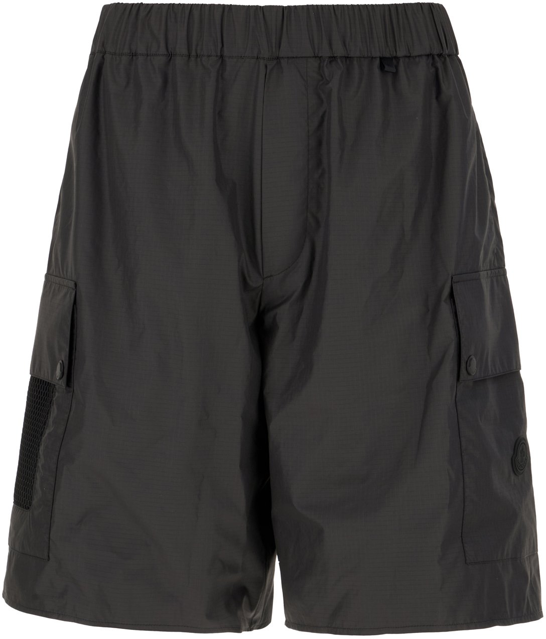 Moncler Moncler Slate nylon bermuda shorts Zwart