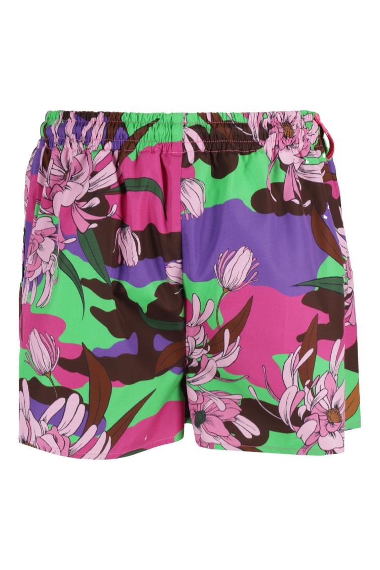 Moncler Floral Print Shorts Divers