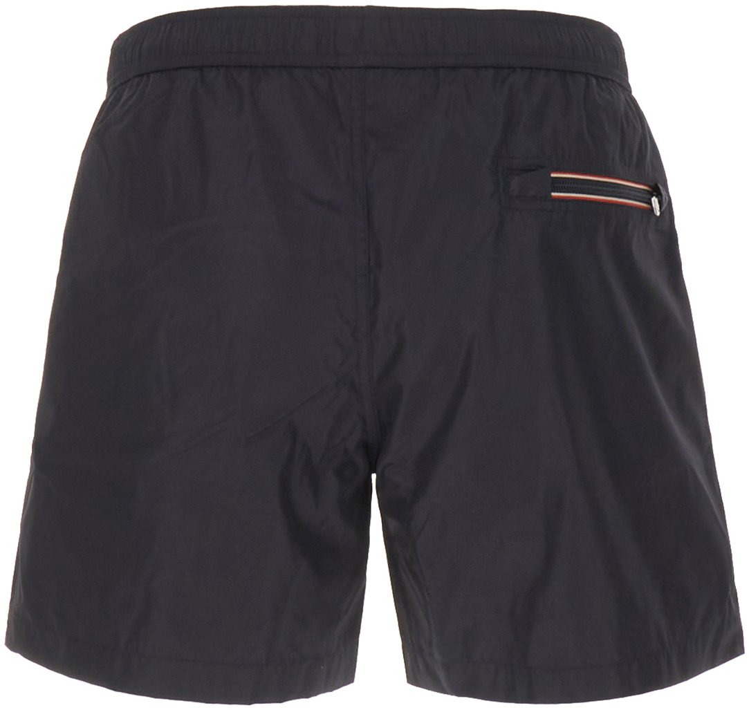 Moncler Midnight blue nylon swimming shorts Blauw
