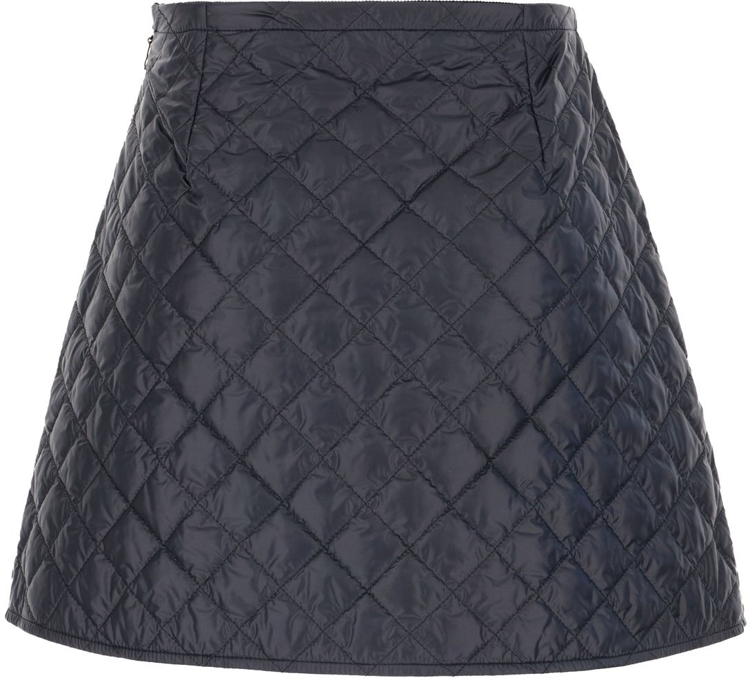 Moncler Moncler Midnight blue nylon mini skirt Divers