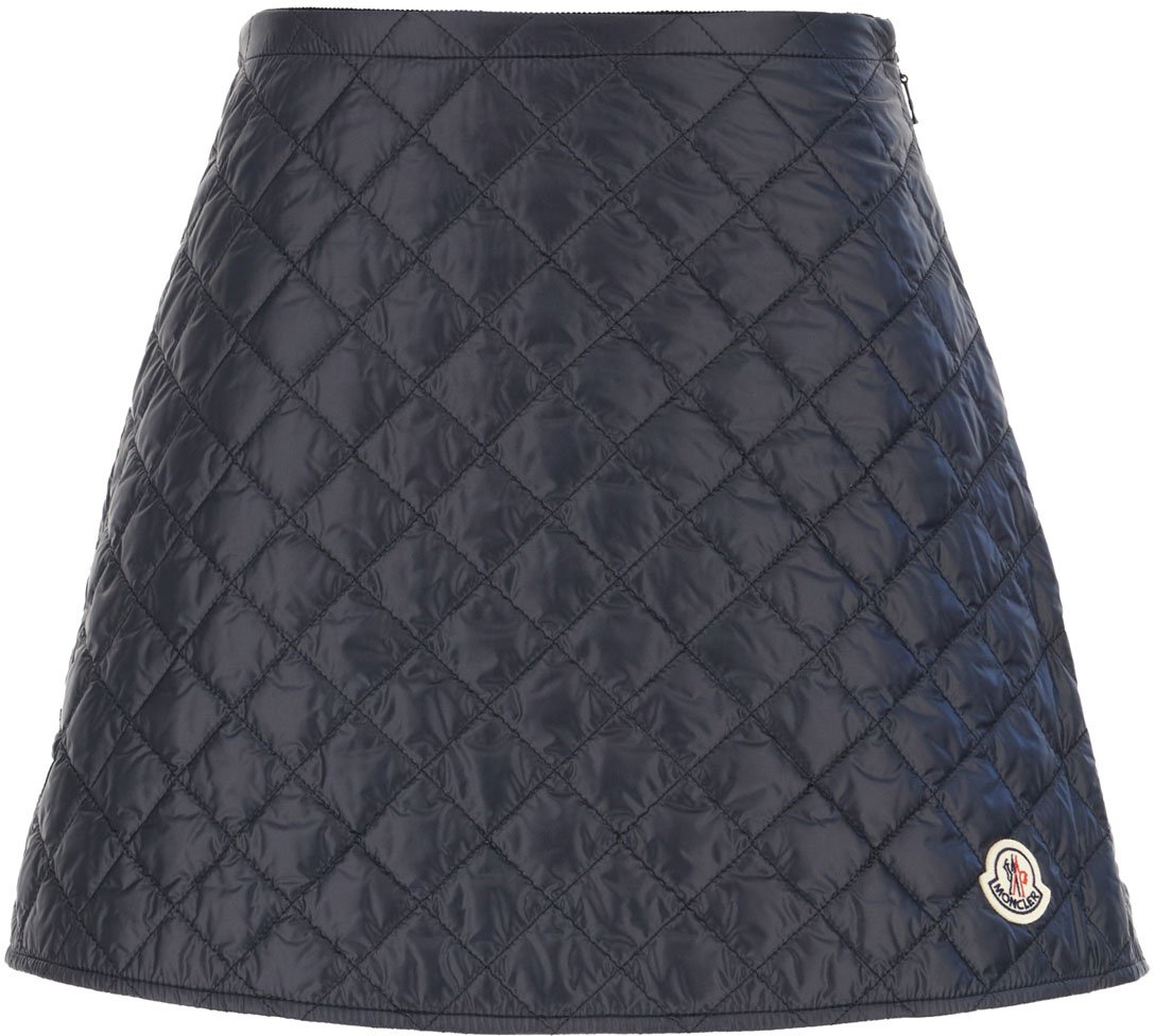 Moncler Moncler Midnight blue nylon mini skirt Divers