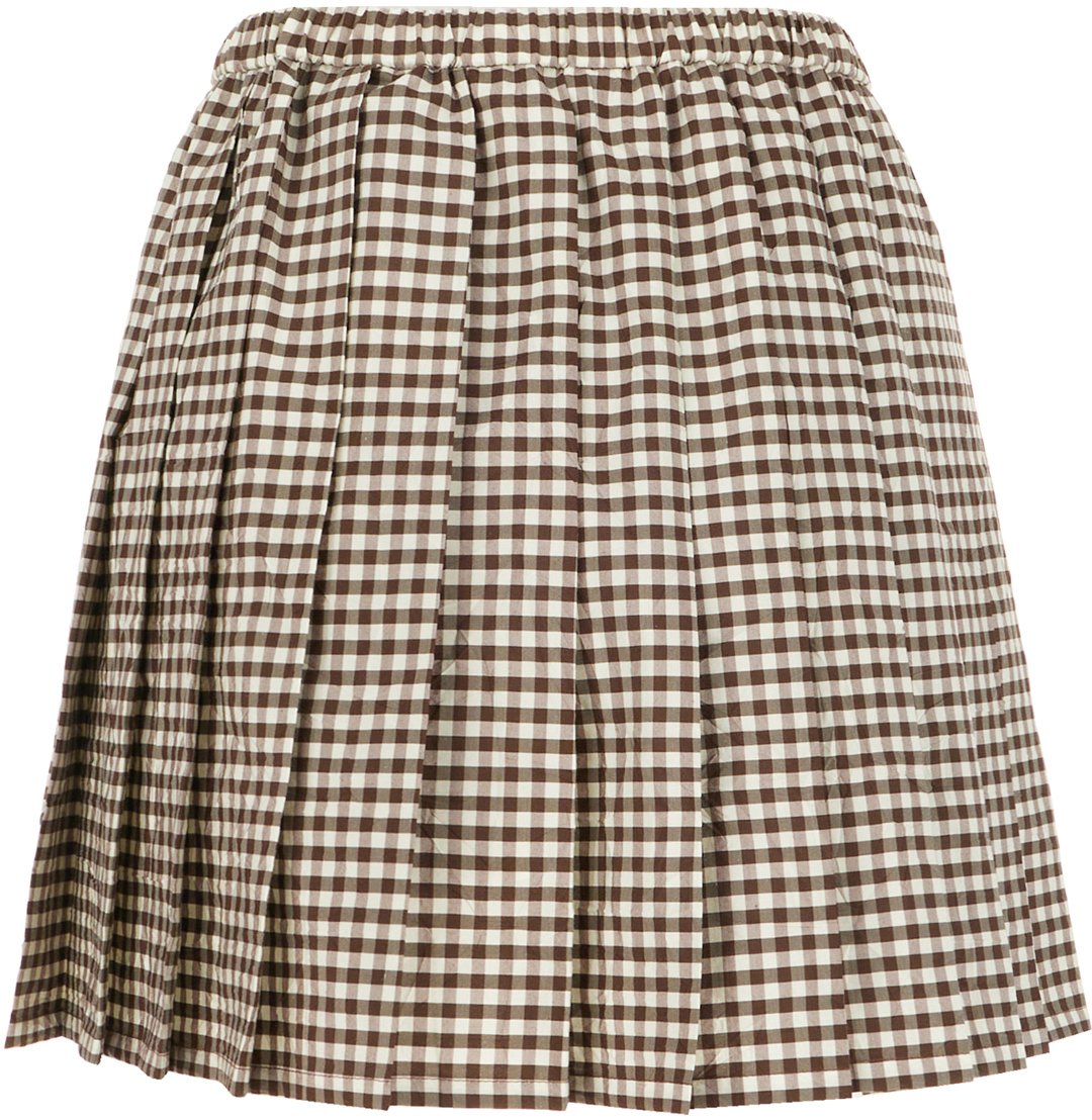 Moncler Moncler Printed cotton blend miniskirt Divers