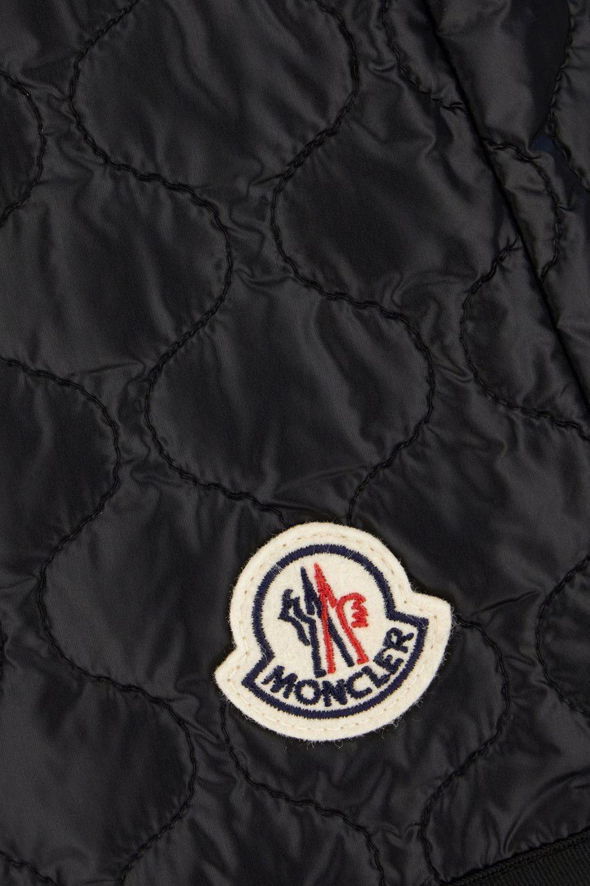 Moncler Moncler Black nylon skirt Zwart