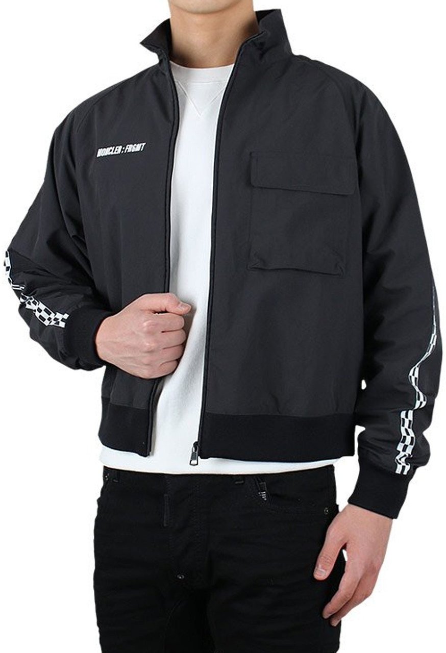 Moncler Moncler Genius Logo Windbreaker Zwart