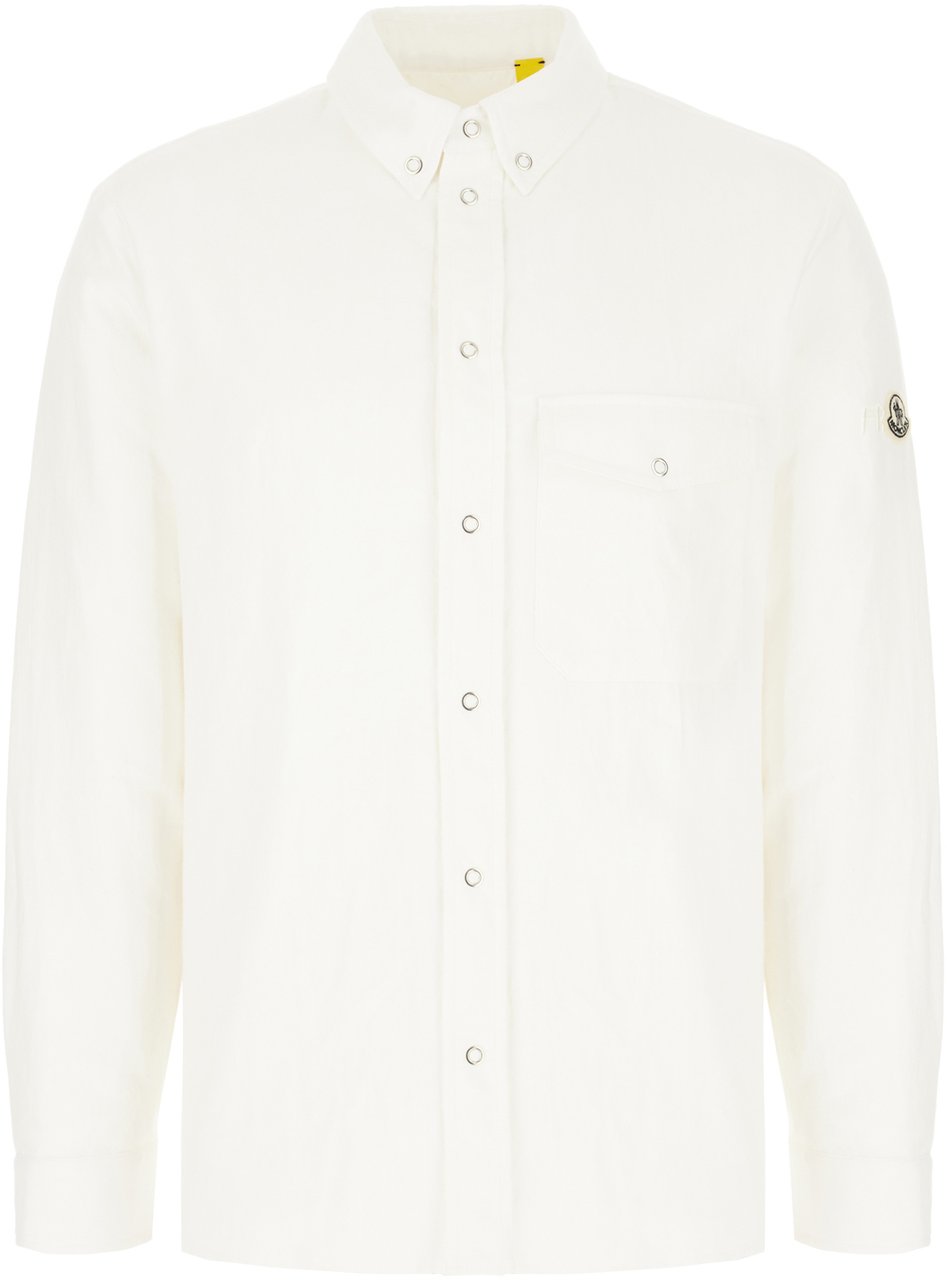 Moncler Moncler White 7 Moncler FRGMT down jacket Wit