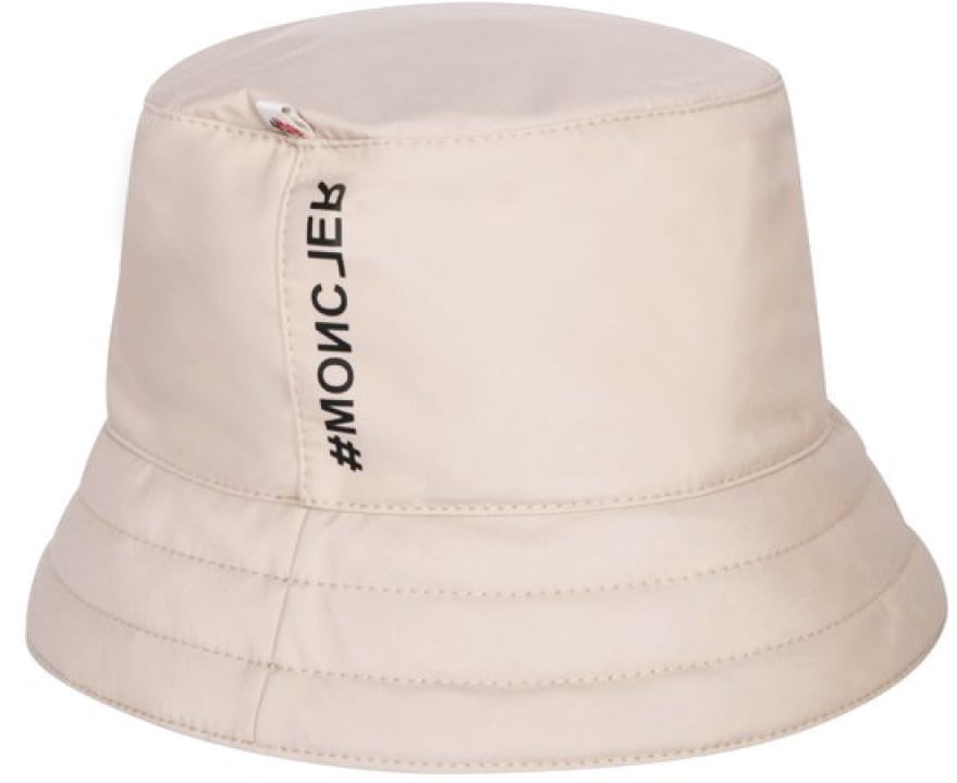 Moncler Grenoble Day-namic Logo Bucket Hat Beige