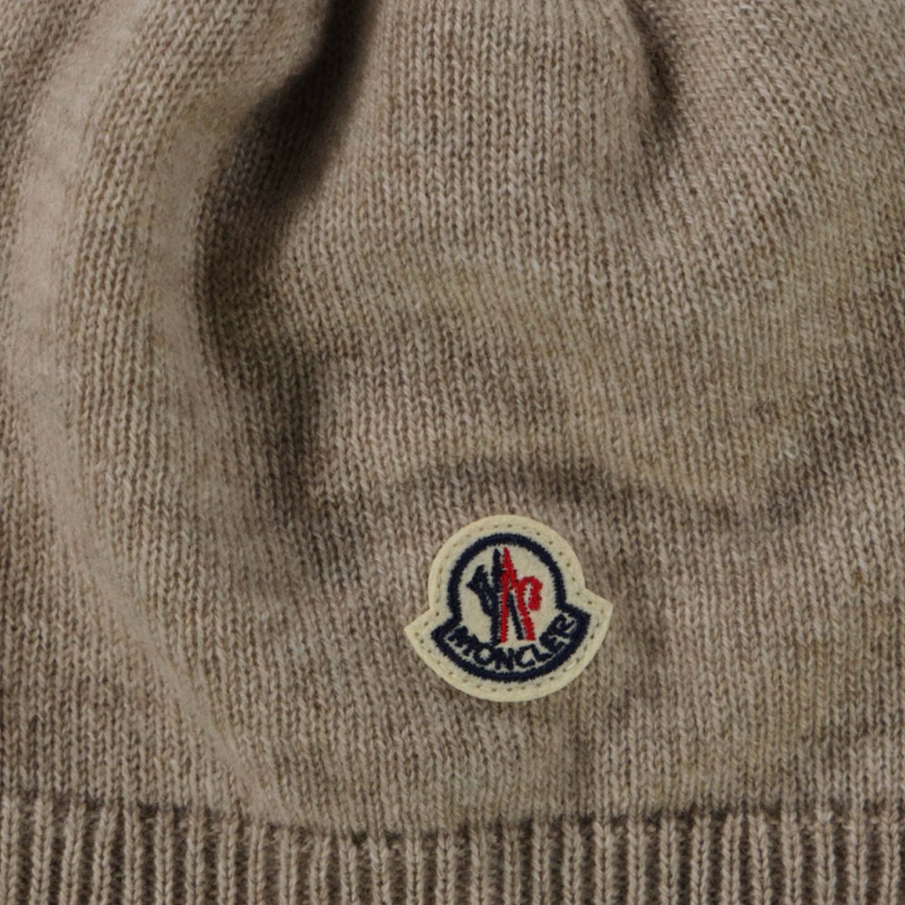 Moncler Moncler Baby Unisex Muts In Beige Beige