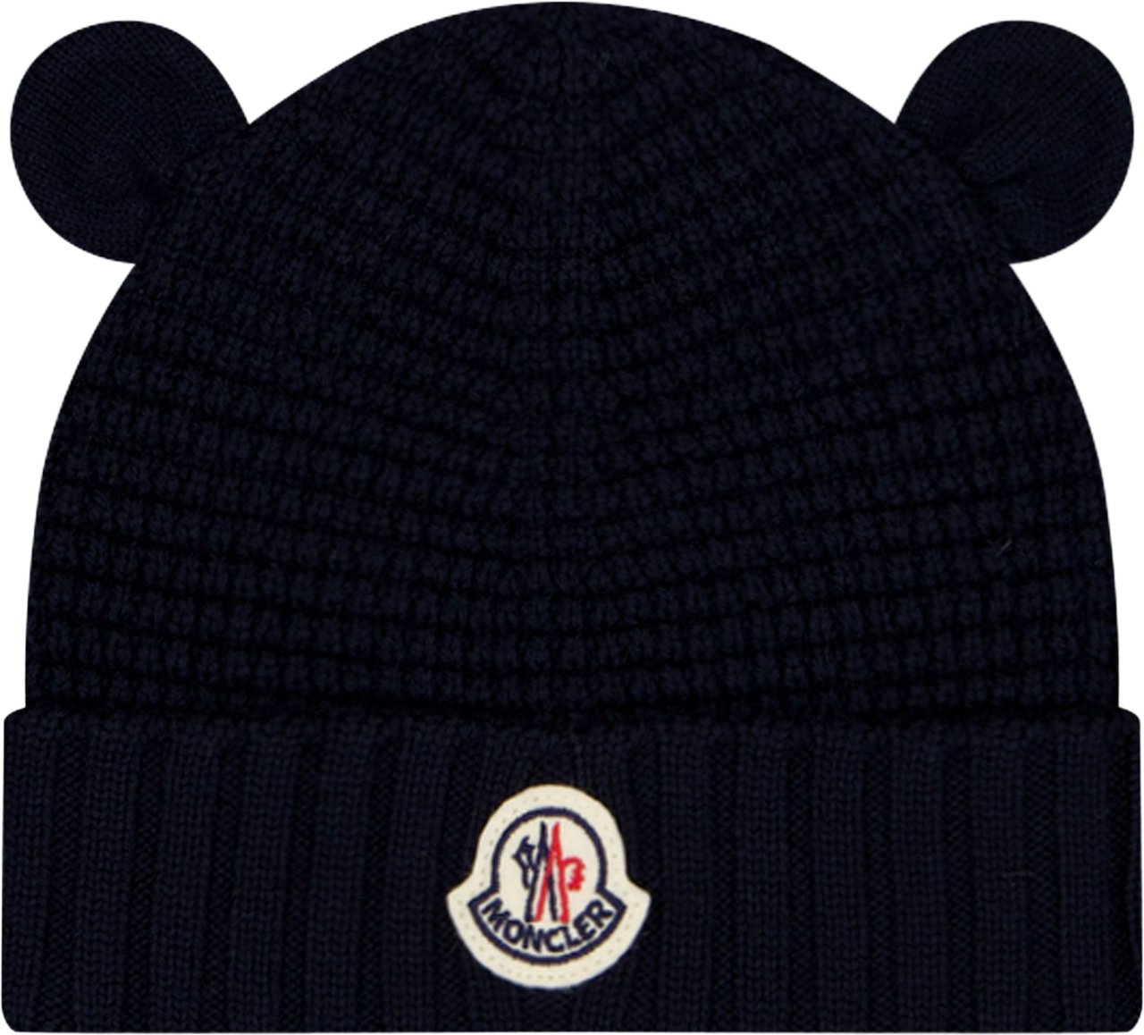 Moncler Baby Unisex Muts In Navy Blauw