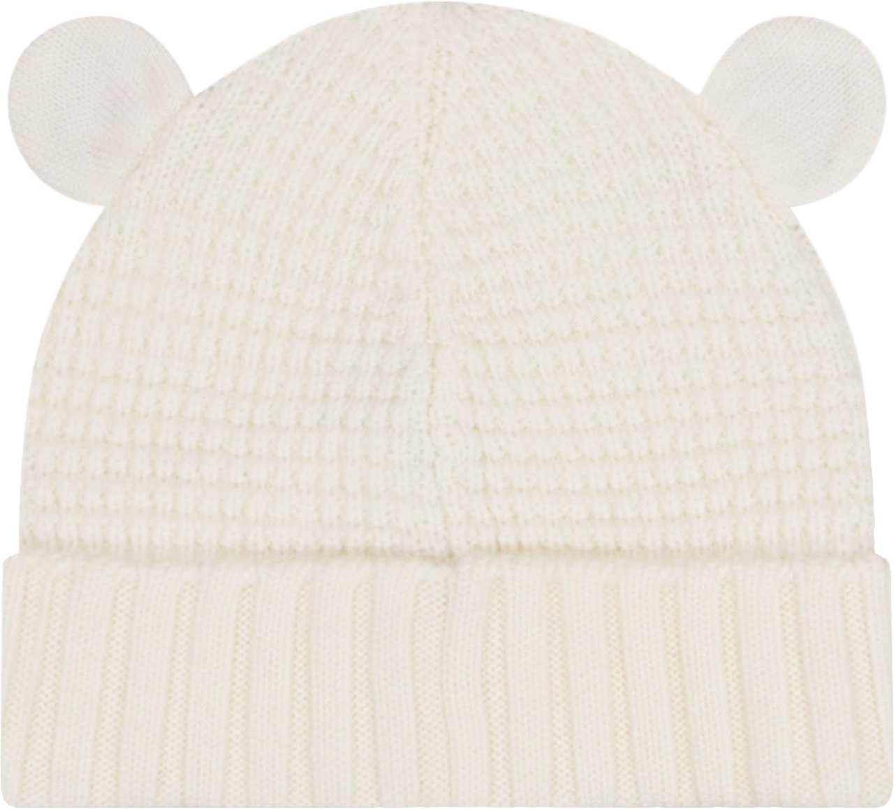 Moncler Baby Unisex Muts In Off White Wit