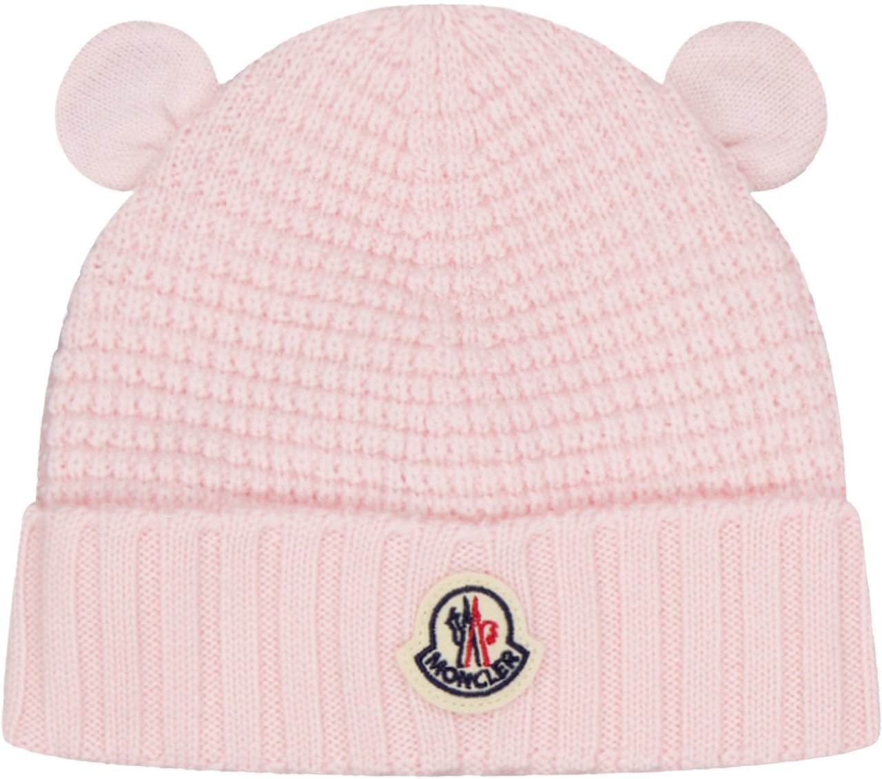 Moncler Moncler Baby Unisex Muts In Licht Roze Roze