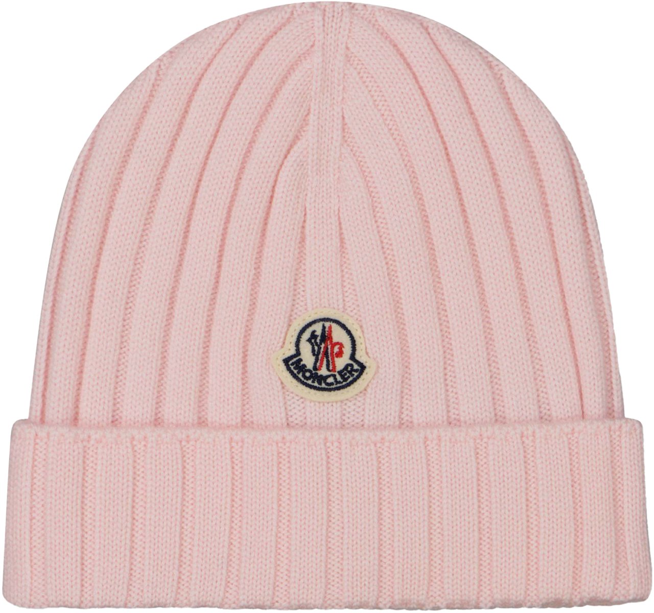 Moncler Moncler Baby Unisex Muts In Licht Roze Roze