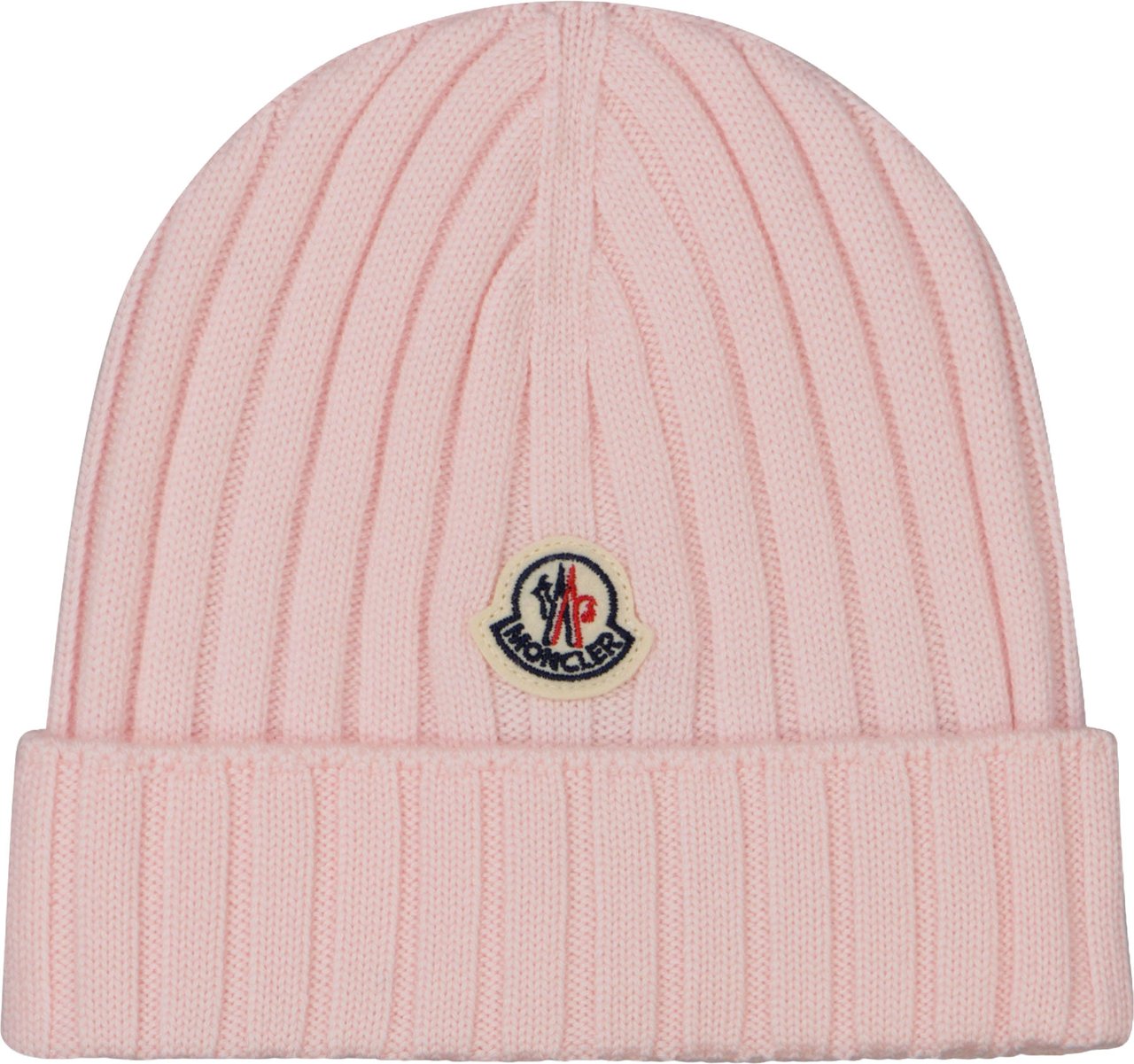 Moncler Baby Unisex Muts In Licht Roze Roze