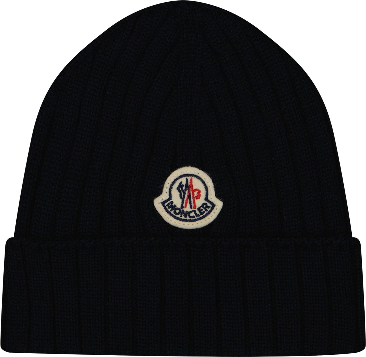 Moncler Baby Unisex Muts In Navy Blauw