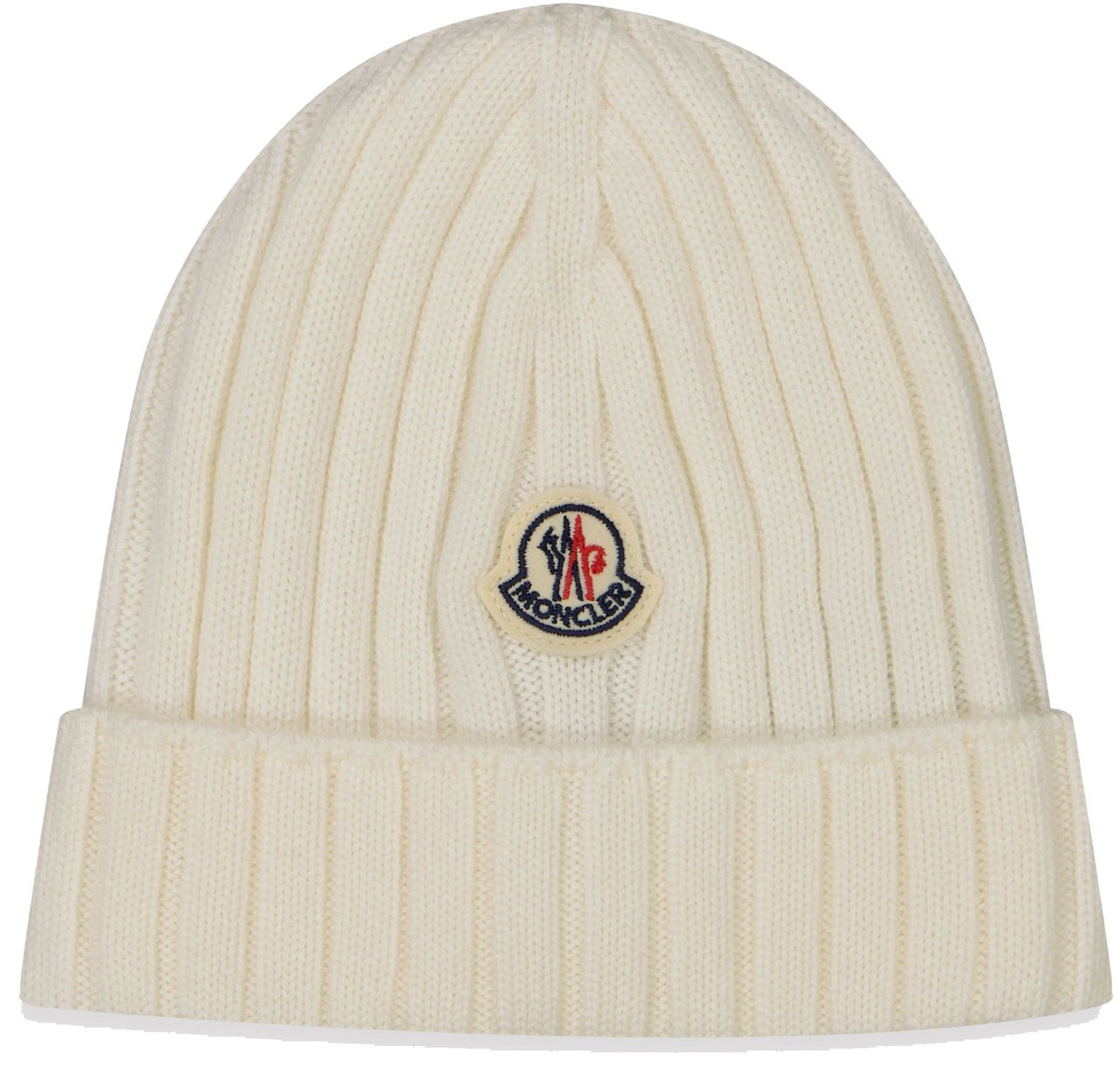 Moncler Moncler Baby Unisex Muts In Off White Wit