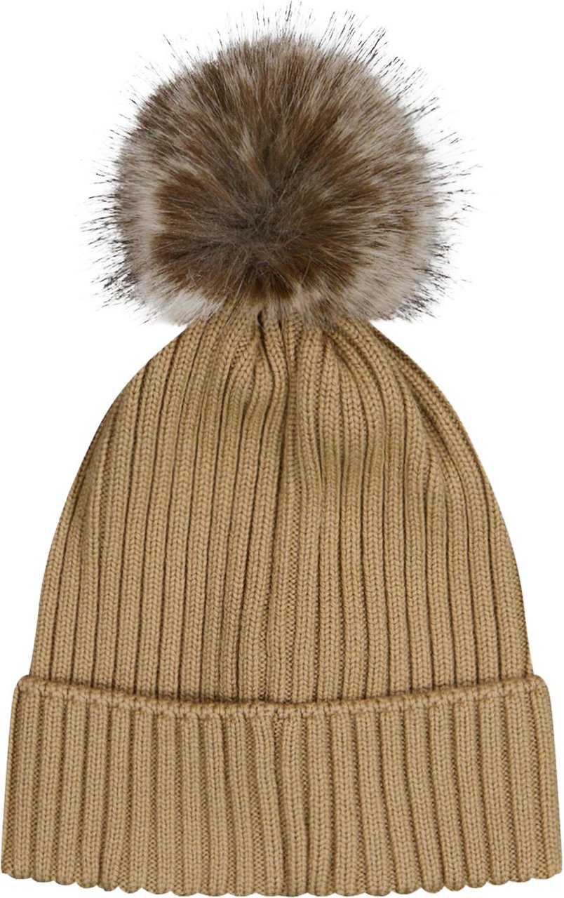 Moncler Kinder Meisjes Muts In Beige Beige