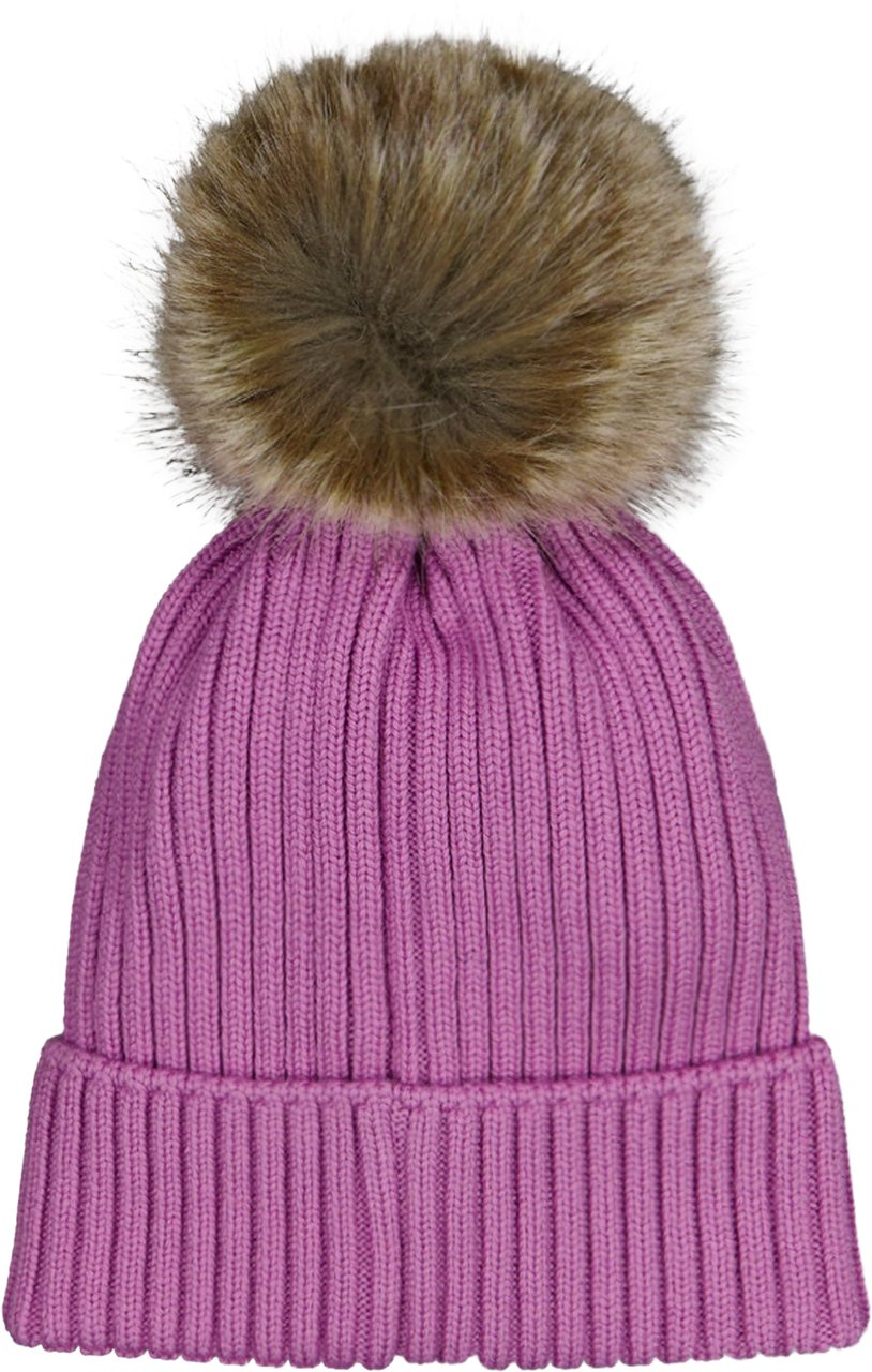 Moncler Kinder Meisjes Muts In Paars Roze