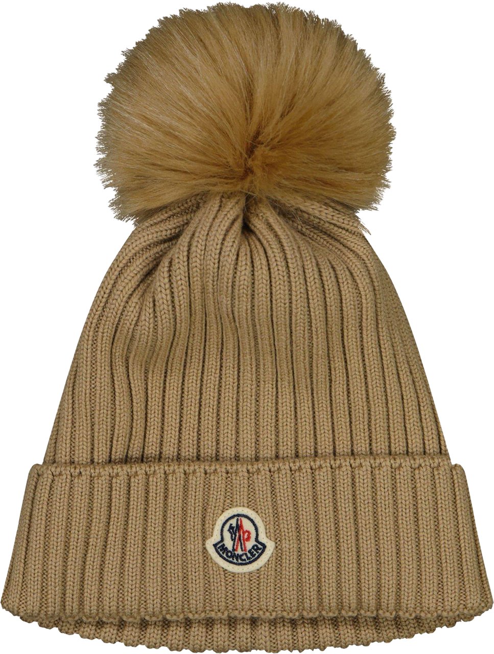 Moncler Moncler Meisjes Muts Camel Taupe