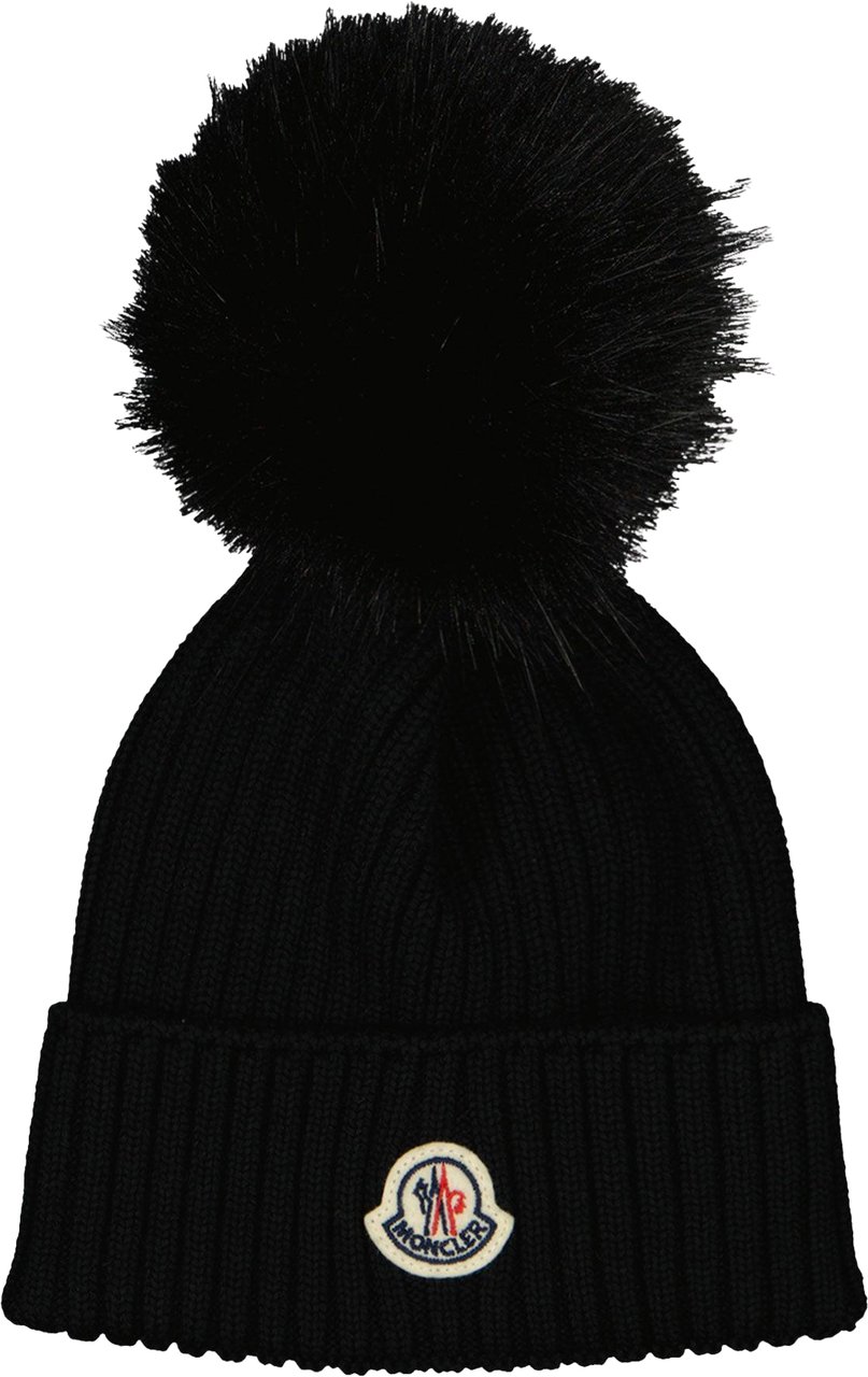 Moncler Moncler Meisjes Muts Zwart Zwart