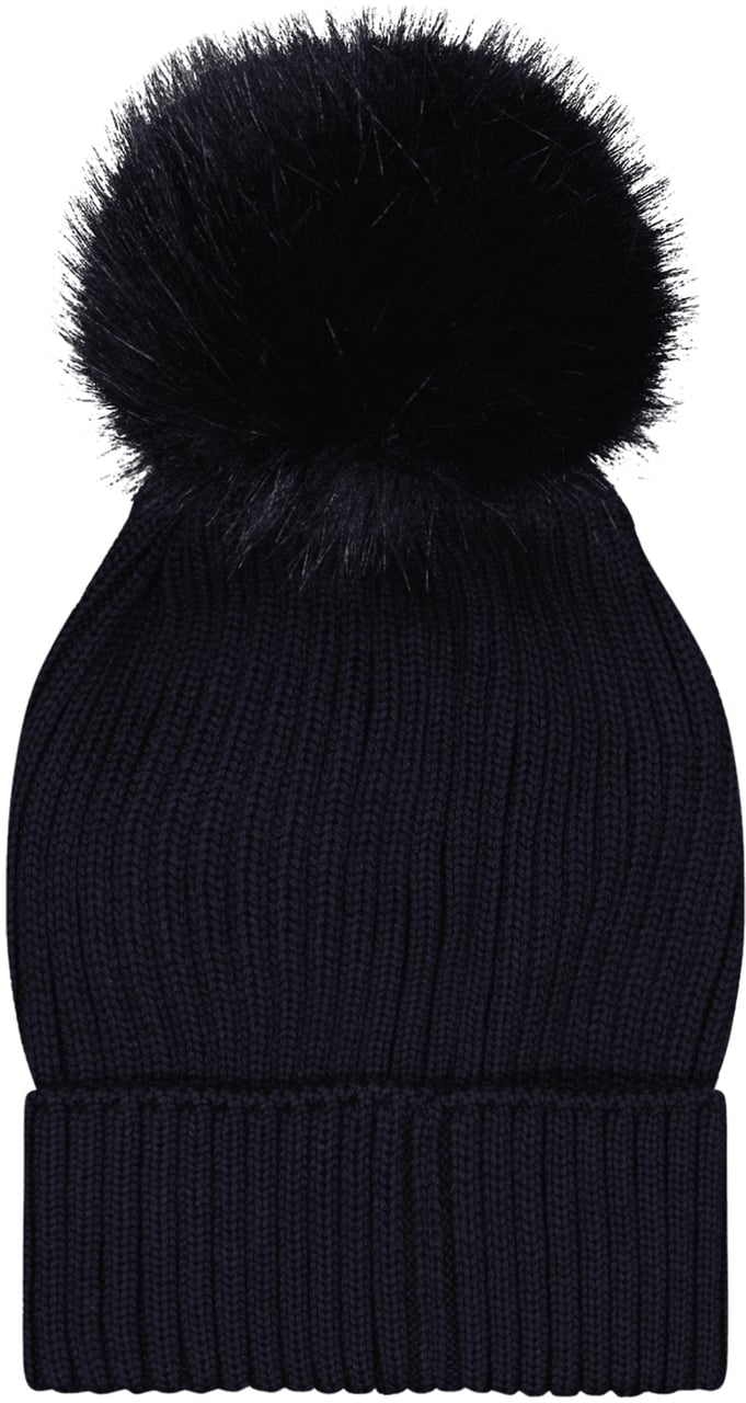 Moncler Kinder Meisjes Muts Navy Blauw