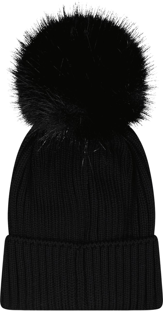 Moncler Kinder Meisjes Muts Zwart Zwart