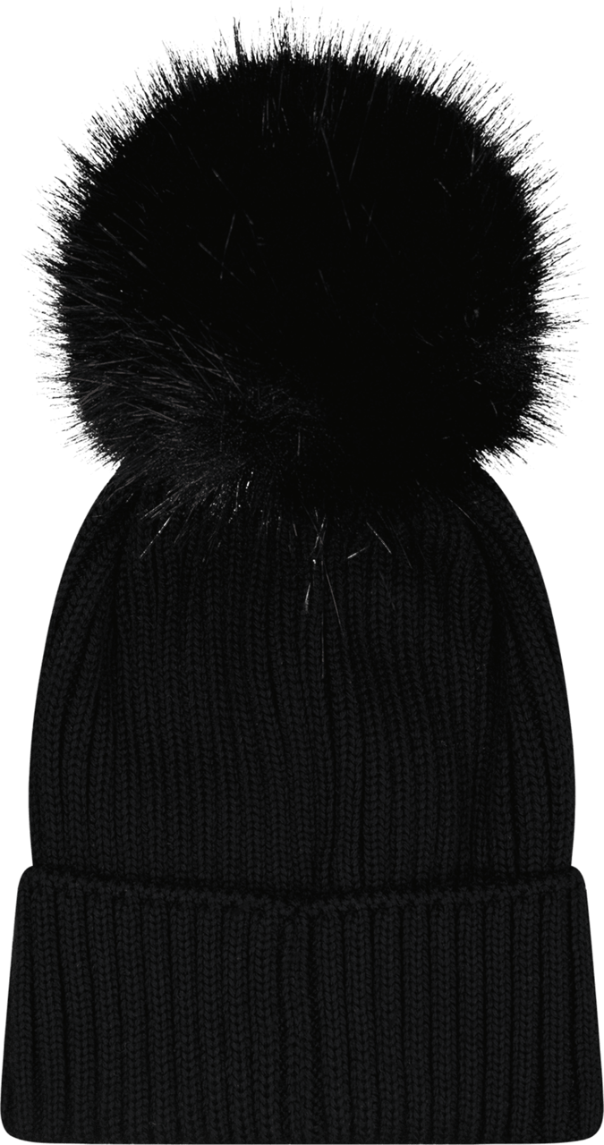 Moncler Moncler Kinder Meisjes Muts Zwart Zwart