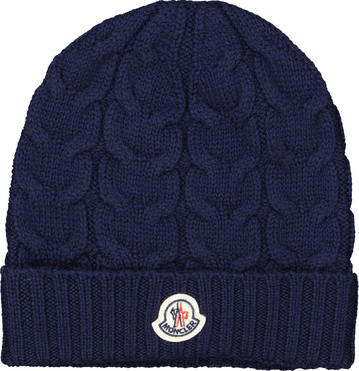 Moncler Kinder Unisex Muts Navy Blauw