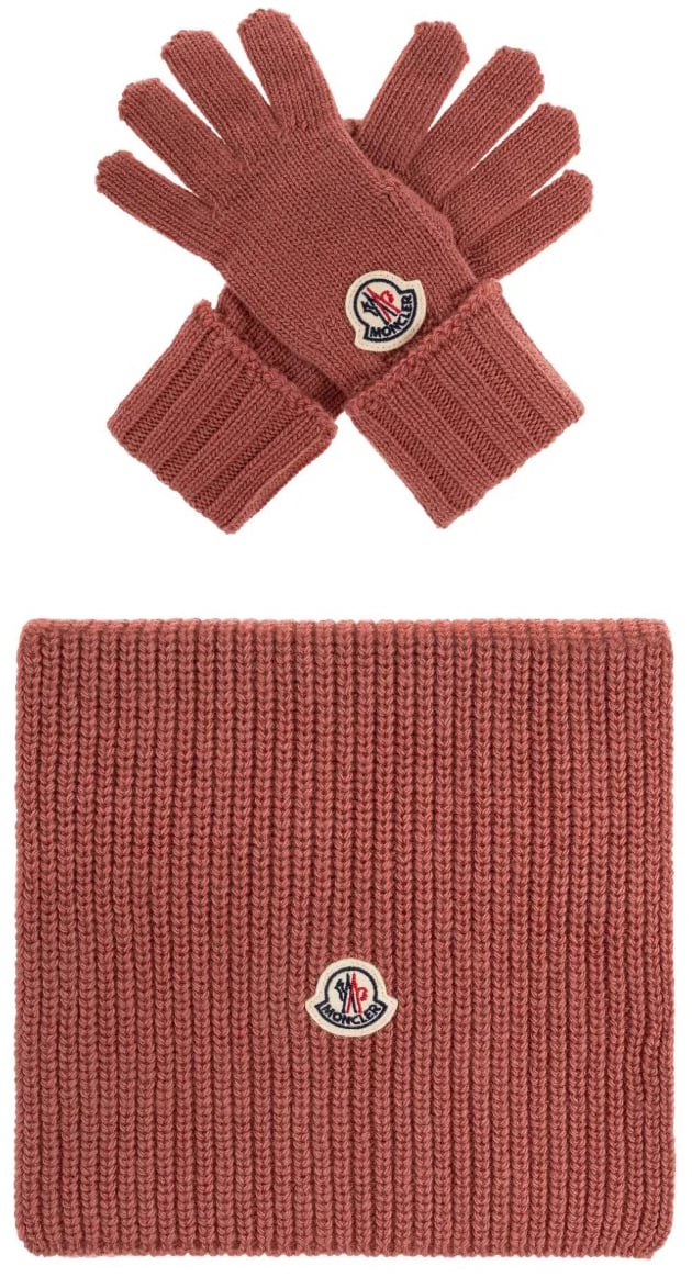 Moncler set sciarpa e guanto tricot divers Divers