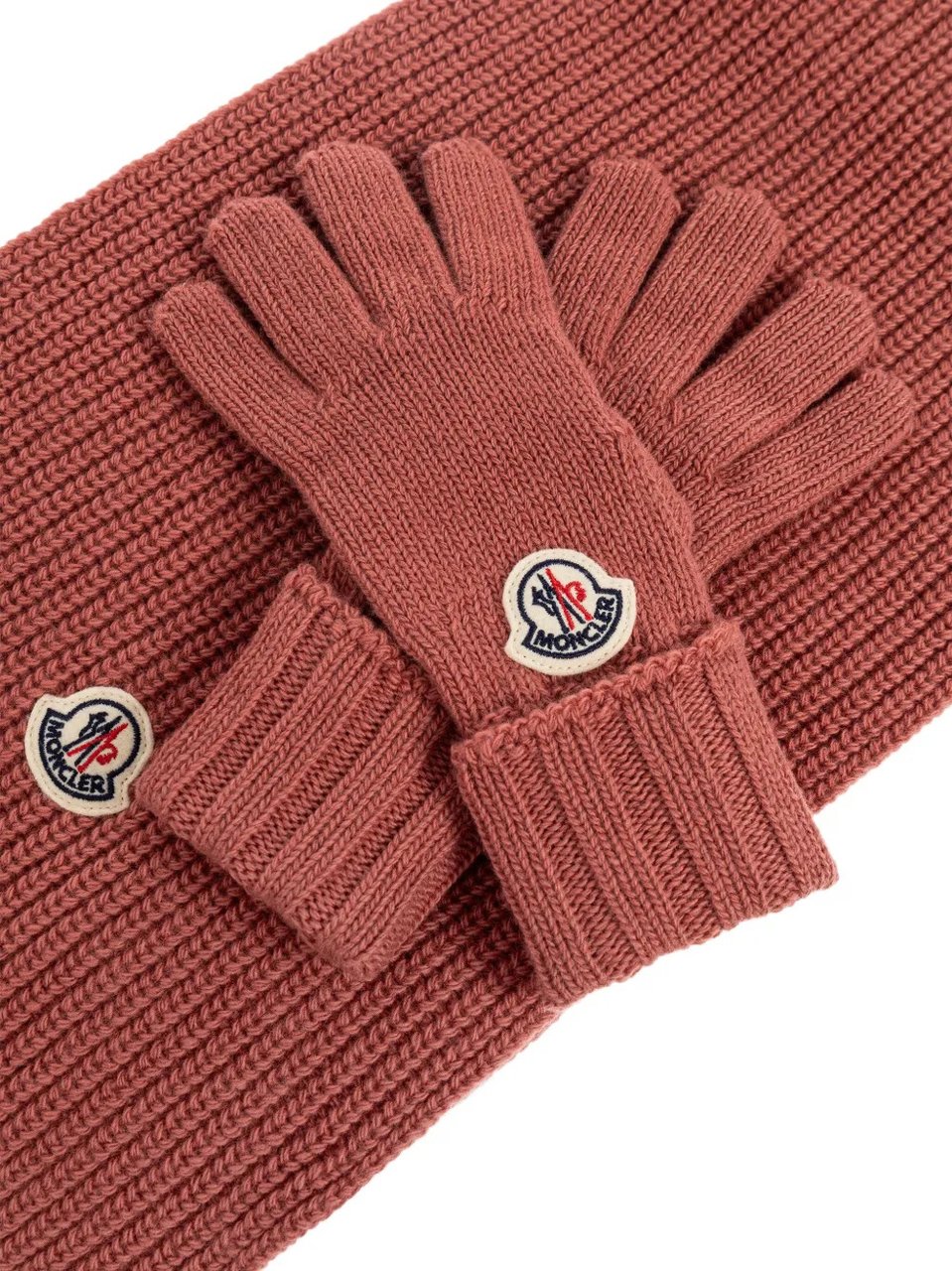Moncler set sciarpa e guanto tricot divers Divers