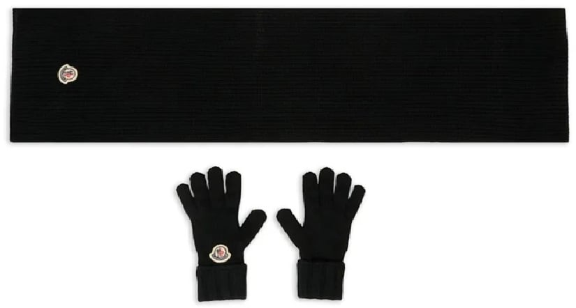 Moncler set sciarpa e guanto tricot divers Divers