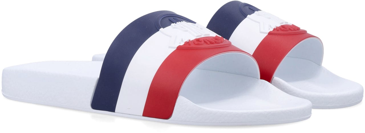 Moncler Basile Slids Shoes Bianco Wit