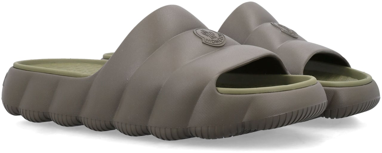 Moncler Lilo Slides Shoes Verde Groen