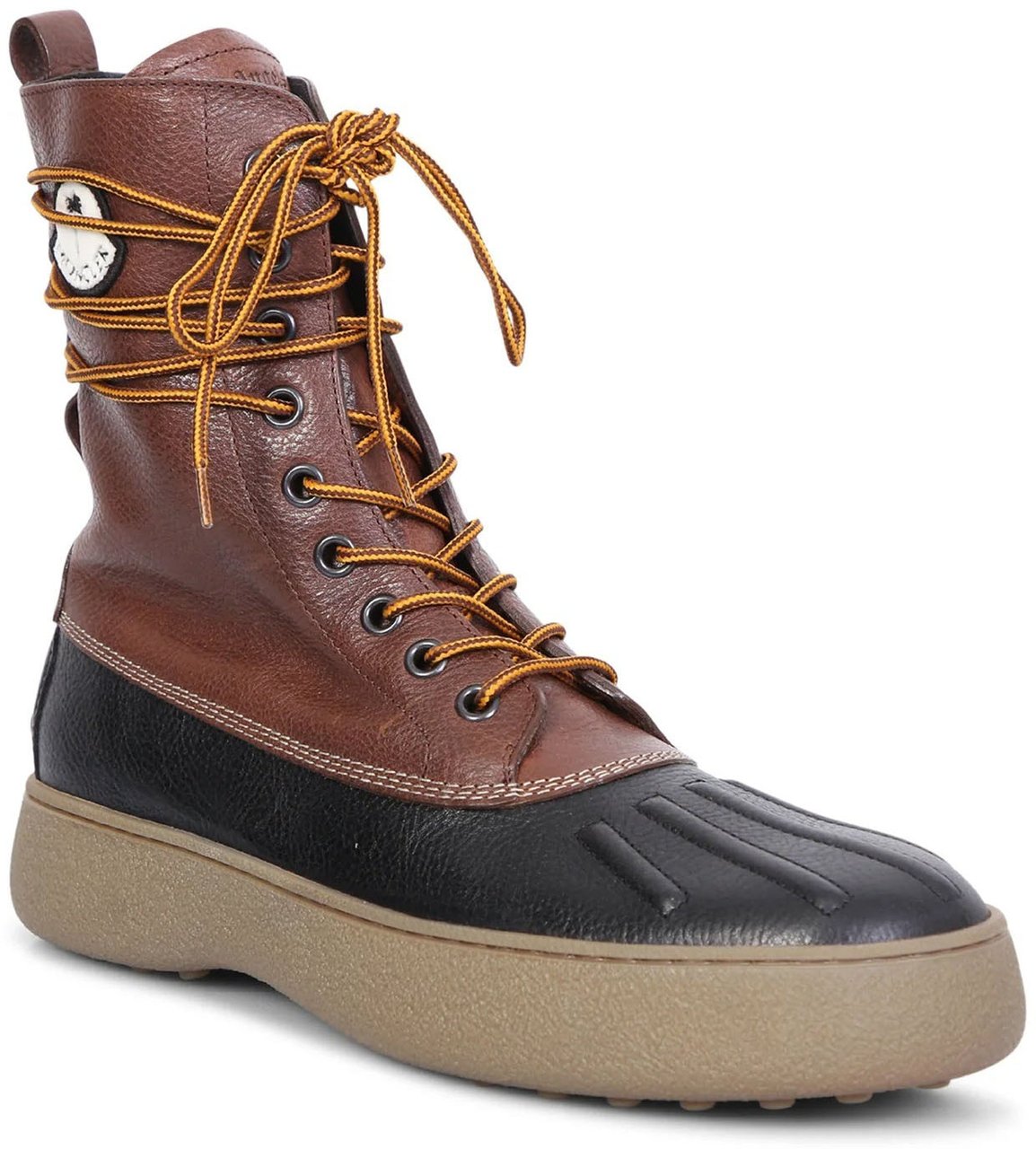 Moncler TOD'S X MONCLER X PALM ANGELS Leather Boots Bruin