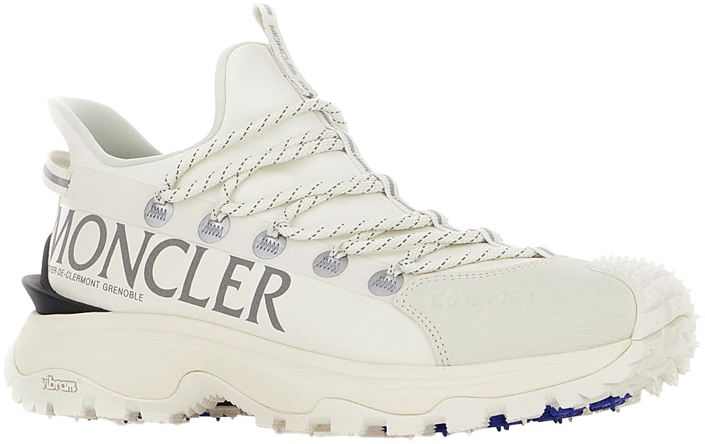 Moncler Moncler White tech fabric Trailgrip Lite 2 sneakers Wit