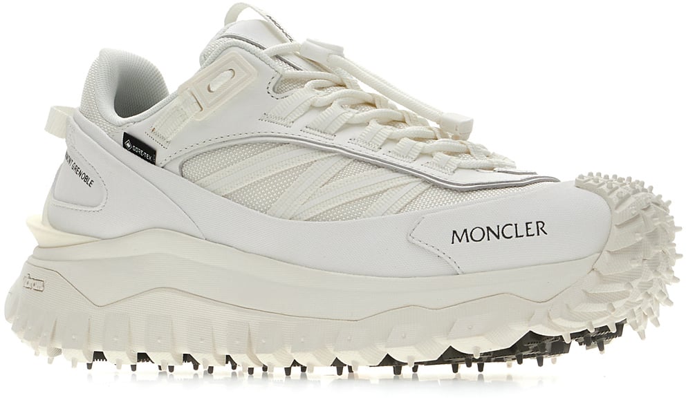 Moncler Moncler White fabric Trailgrip GTX sneakers Divers