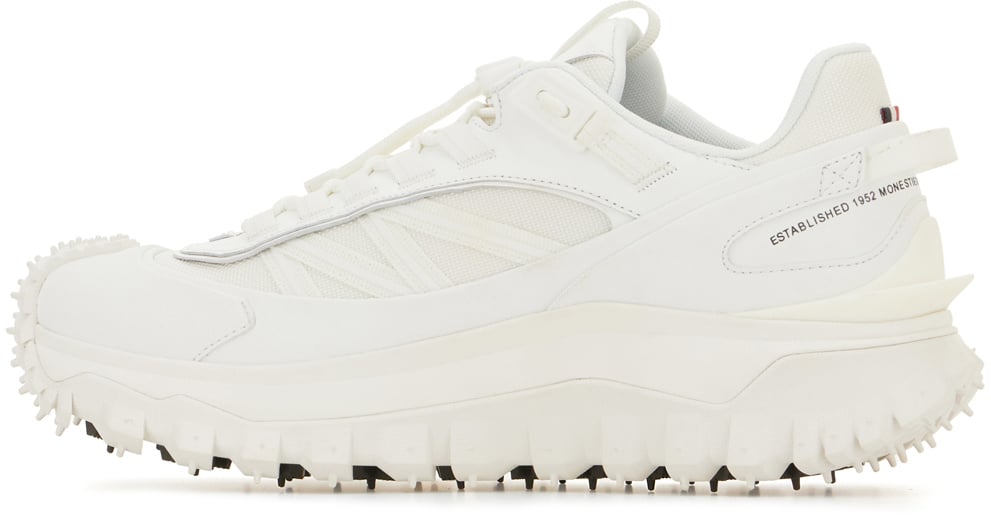 Moncler White fabric Trailgrip GTX sneakers Wit