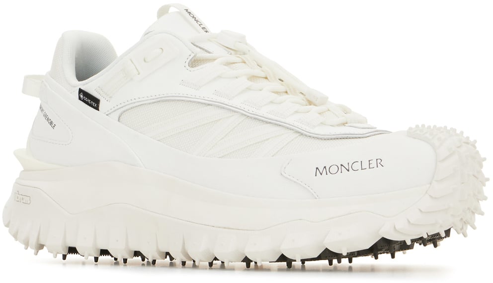 Moncler White fabric Trailgrip GTX sneakers Wit