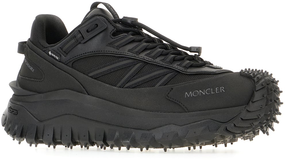 Moncler White fabric Trailgrip GTX sneakers Wit