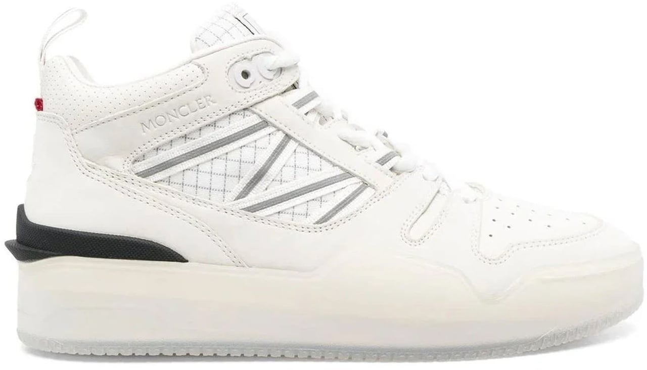 Moncler Moncler Pivot Leather Sneakers Wit