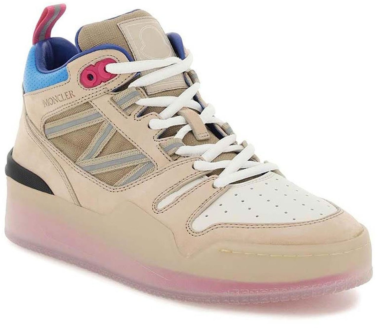 Moncler Moncler Multi Color Pivot Sneakers Beige