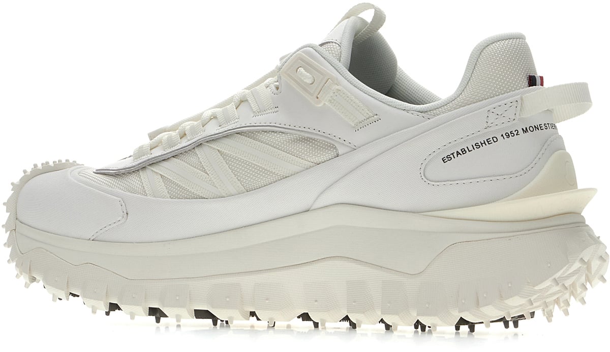 Moncler Moncler White fabric Trailgrip GTX sneakers Wit