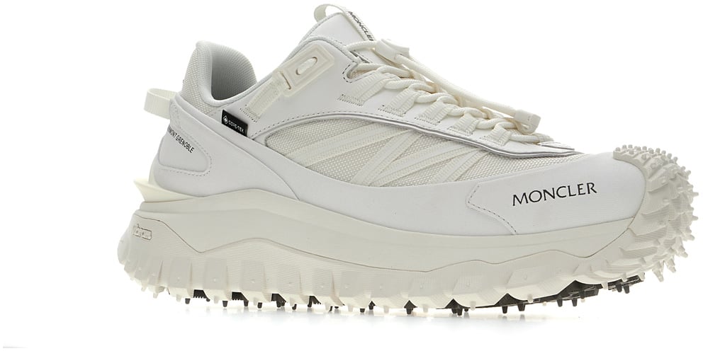 Moncler Moncler White fabric Trailgrip GTX sneakers Wit