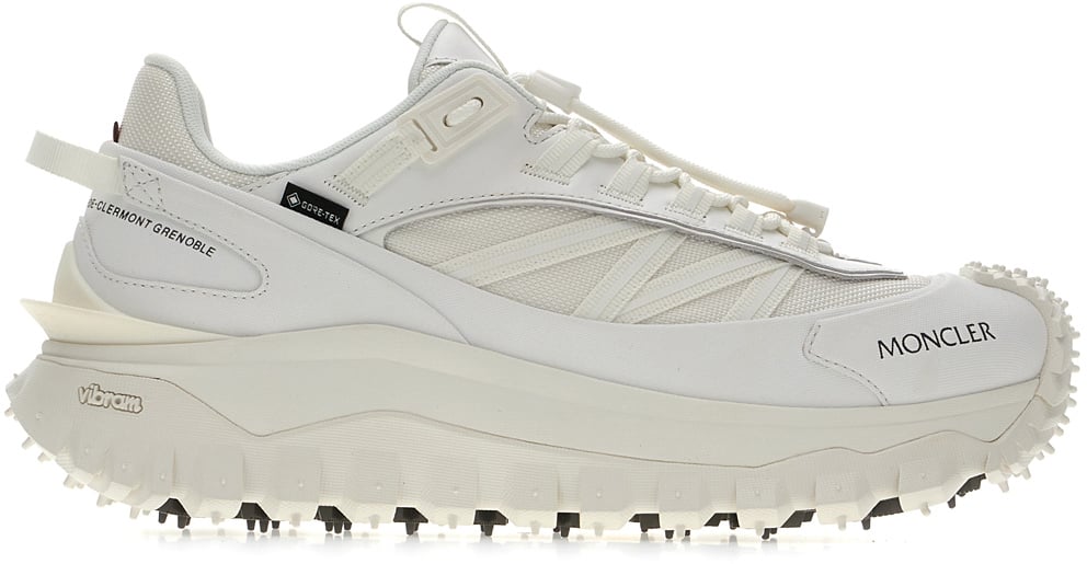 Moncler Moncler White fabric Trailgrip GTX sneakers Wit